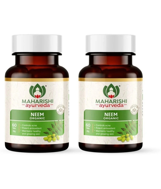 Maharishi Ayurveda Organic Neem Tablet 120 no.s Pack Of 2