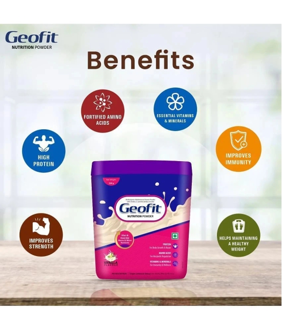 GEOFIT Vanilla Protein Powder 250 gm Pack of 2