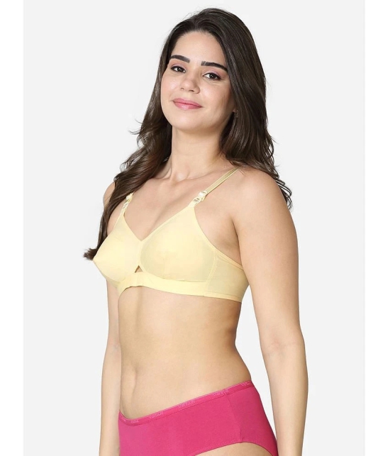 VStar - Beige Cotton Non Padded Womens Everyday Bra ( Pack of 1 ) - None