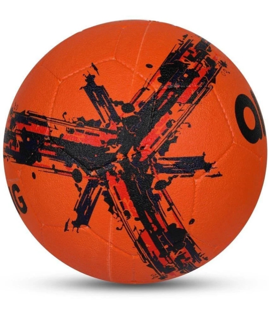 Aivin - Orange Rubber Football ( Pack of 1 ) - 5