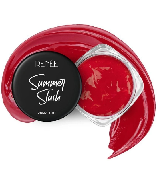 RENEE Summer Slush Jelly Tint Divine Watermelon, For Lips & Cheeks, Keeps Lips Soft & Hydrated, 13gm