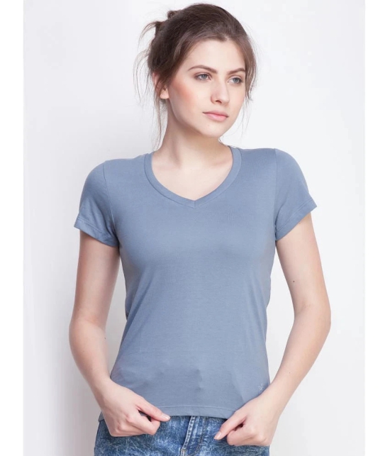 Dollar Missy Cotton Grey T-Shirts - Single - None