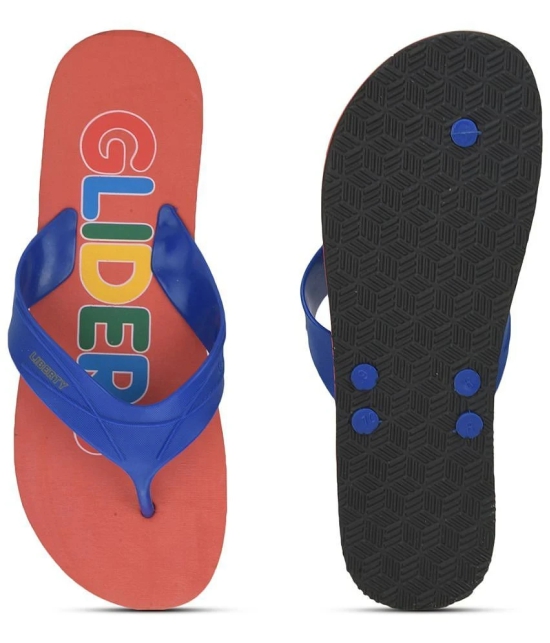 Liberty - Blue Mens Thong Flip Flop - None