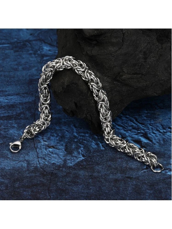 FASHION FRILL Silver Bracelet ( Pack of 1 ) - None