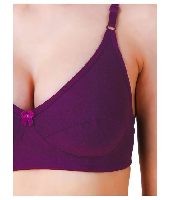 Fasense Cotton T-Shirt Bra - Brown - 38B