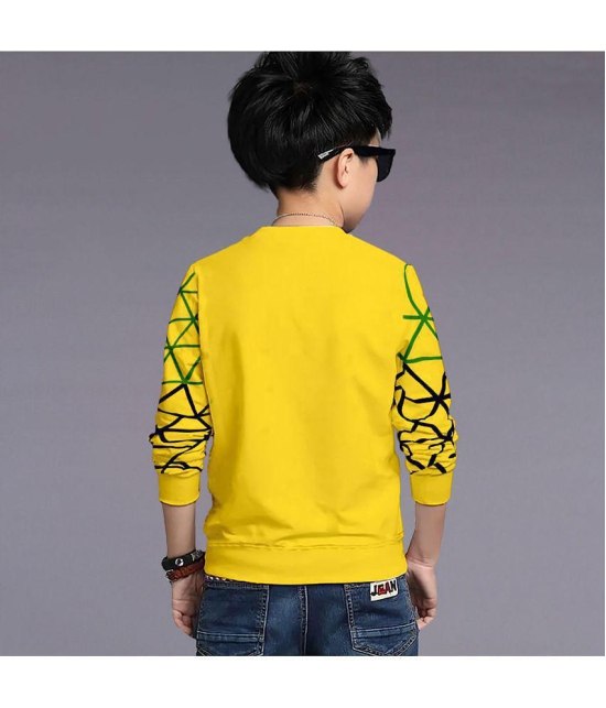 Supersquad - Bright Yellow Cotton Boys Sweatshirt ( Pack of 1 ) - None