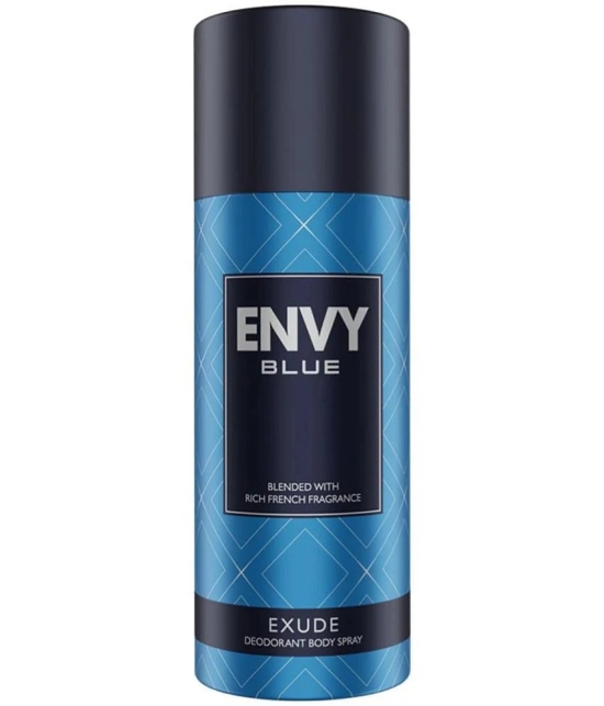 Envy Blue Exude Deodorant Spray for Men 165 ml ( Pack of 1 )