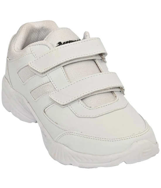 Aerowalk - White Boys School Shoes ( 1 Pair ) - None