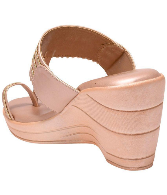 Shoetopia Rose Pink Women''s Slip On Heels - None