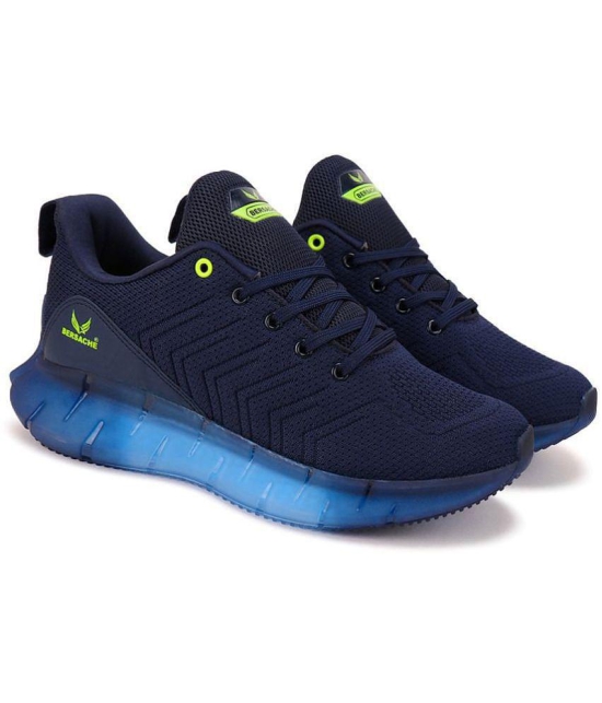 Bersache Blue Mens Sports Running Shoes - None