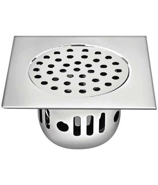 Sanjay Chilly 304 Grade Stainless Steel Square Floor Drain Cockroach Trap/Grating/Jali 6x6 Inch