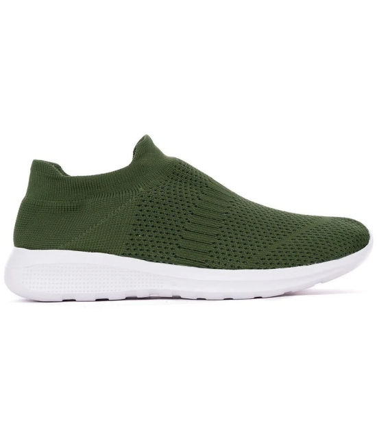 KHADIM - Olive Mens Sports Running Shoes - None