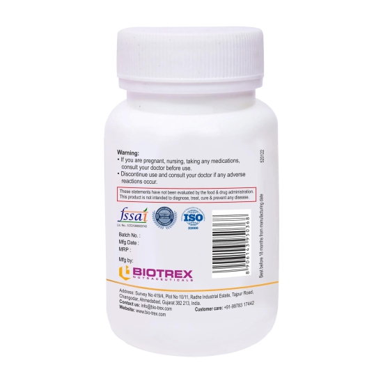 Biotrex Forskolin 500mg- 60 Capsules