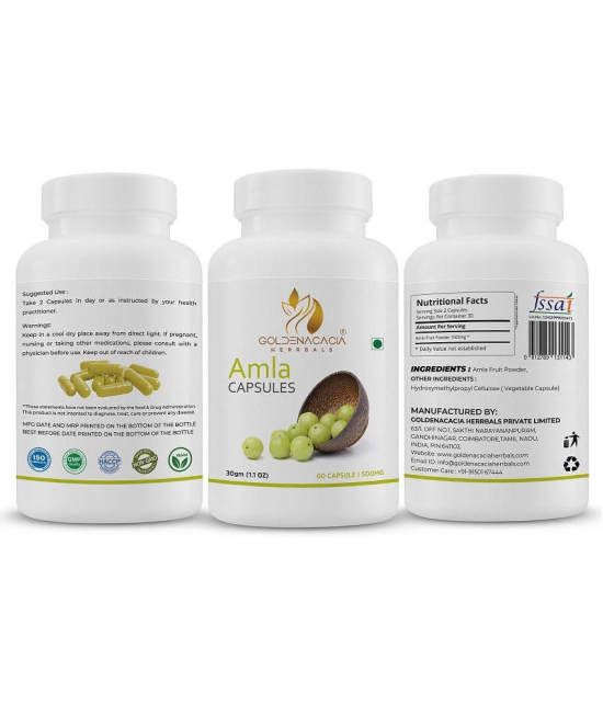 GOLDENACACIA HERRBALS Amla 60 Capsule 1 no.s