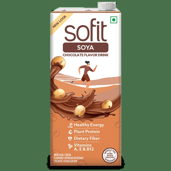 Sofit Soya Drink Chocolate, 1 L Tetra