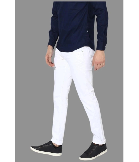 x20 - White Denim Skinny Fit Mens Jeans ( Pack of 1 ) - None