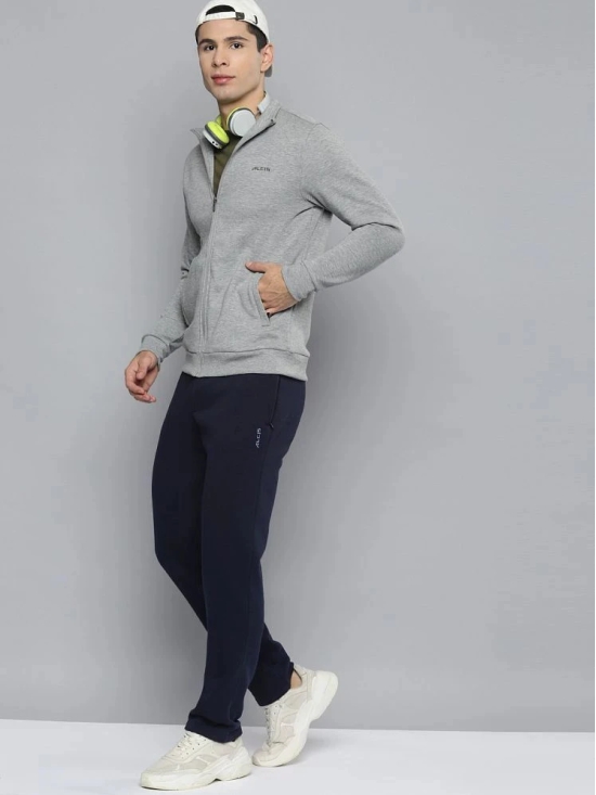 Alcis - Grey Cotton Mens Running Jacket ( Pack of 1 ) - M