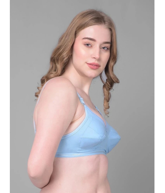 Dollar Missy Blue Cotton Non Padded Womens Everyday Bra ( Pack of 1 ) - None