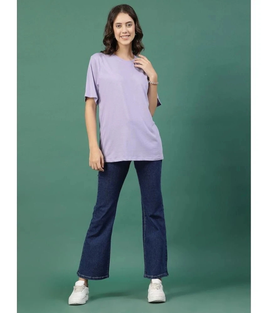 Rigo Purple Cotton Womens T-Shirt ( Pack of 1 ) - None