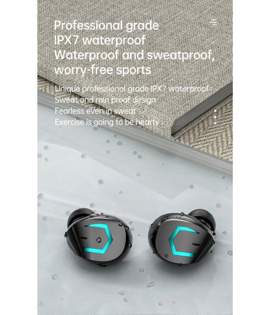 VEhop M36 Power Bluetooth True Wireless (TWS) In Ear 30 Hours Playback Powerfull bass,Low Latency IPX4(Splash & Sweat Proof) Black