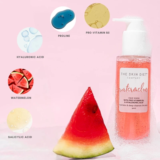 Watermelon Facewash for Clear & Glowy Skin (90ml)-90ML