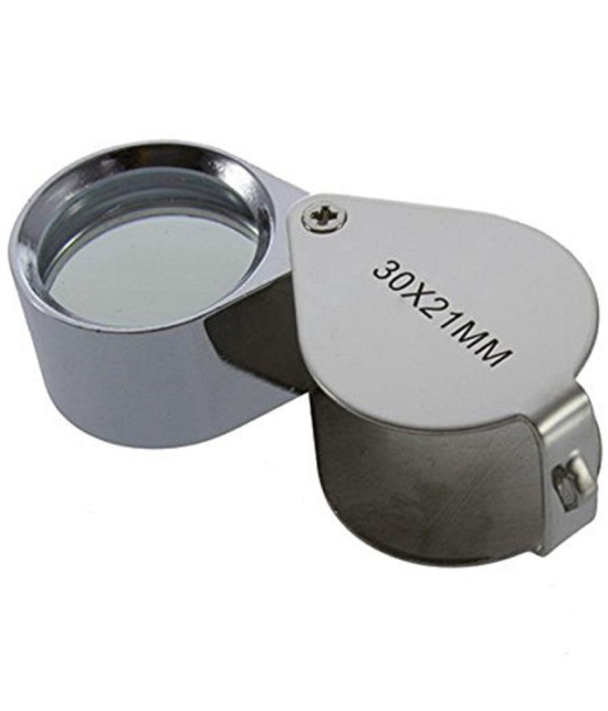 SHB Mini 30x 30x21mm Loupe Magnifier Triplet Jewelers Eye Glass Diamond