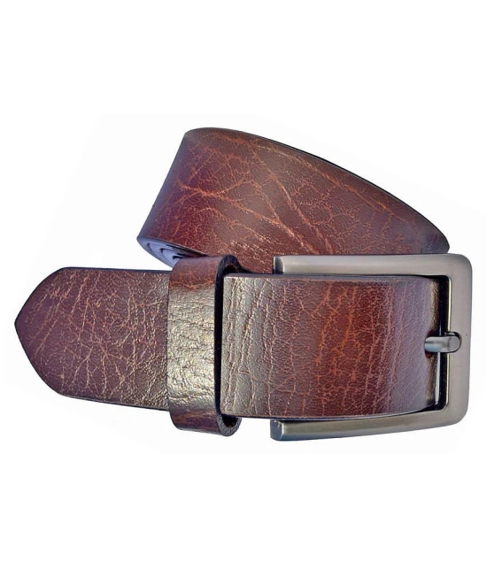 Loopa Brown Leather Formal Belt - 40