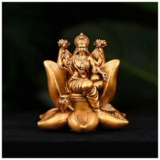 Artarium Laxmi Ji Idol Figurine Decoration & Pooja Gifting Purpose Sculpture Office House Warming Statue Pack of 1