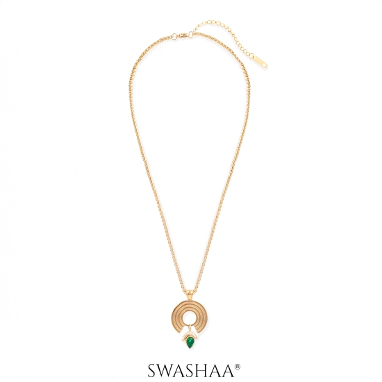 Laila 18K Gold Plated Necklace-Gold