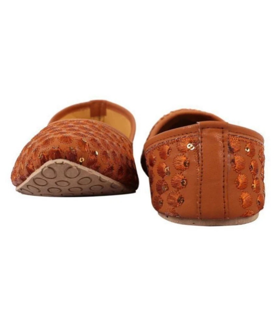 Raj Brown Ethnic Footwear - None