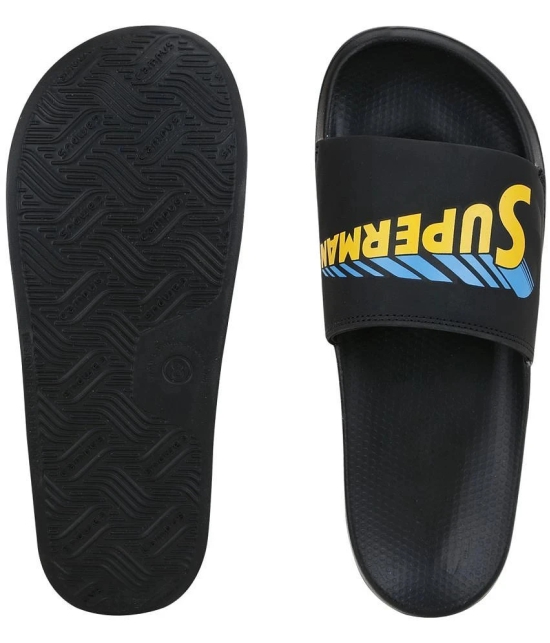 Campus Black Mens Slide Flip Flop  (Pair of 1) - None