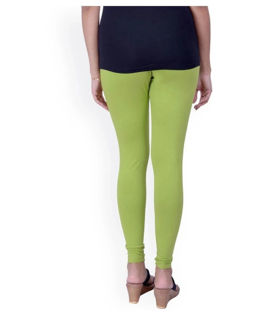 TCG Combo of 3 Leggings Rama Green, Orangs & White_GL301 - M