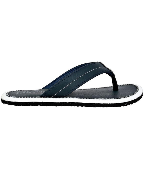 GRASS WALK - Blue Men's Thong Flip Flop - None