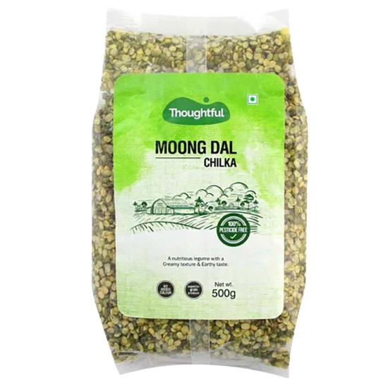 Thoughtful Pesticide-Free Moong Chilka, 500 Gm