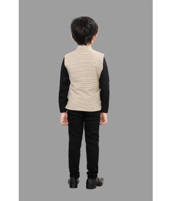 DKGF Fashion - Beige Cotton Blend Boys Shirt & Jeans ( Pack of 1 ) - None