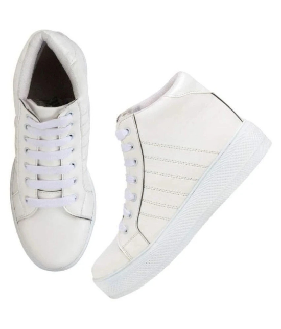 Commander Shoes - White  Womens Sneakers - None