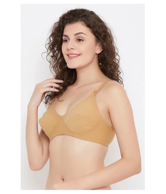 Clovia Beige Cotton Bra - 40B