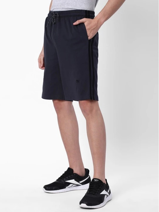 Men Mid Rise Cotton Sports Shorts