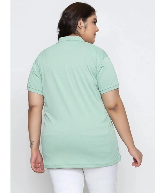 YHA - Mint Green Cotton Blend Regular Fit Womens T-Shirt ( Pack of 1 ) - None