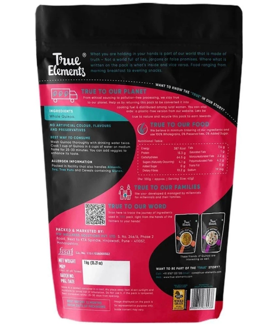 True Elements Gluten Free Regular Quinoa 1000 gm