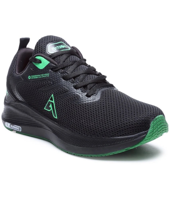 Action - Black Mens Sports Running Shoes - None