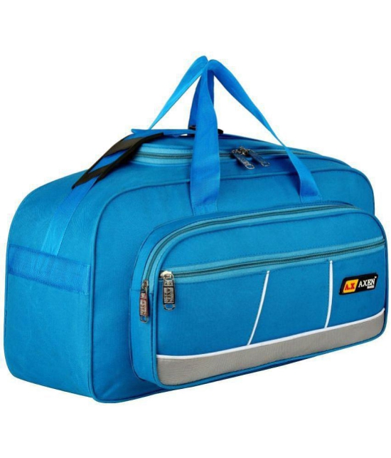 AXEN BAGS - Sky Blue Polyester Duffle Bag - Onesize