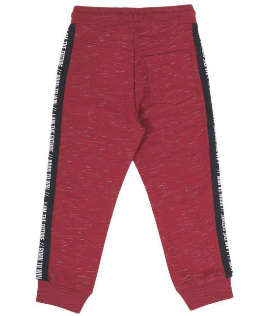 PLUM TREE BOYS BURGUNDY JOGGER TRACK PANT - None