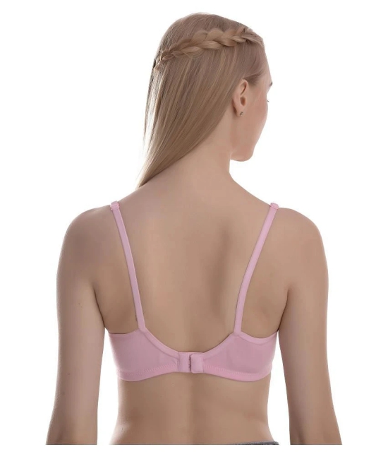 Madam Cotton T-Shirt Bra - Pink Single - 36B