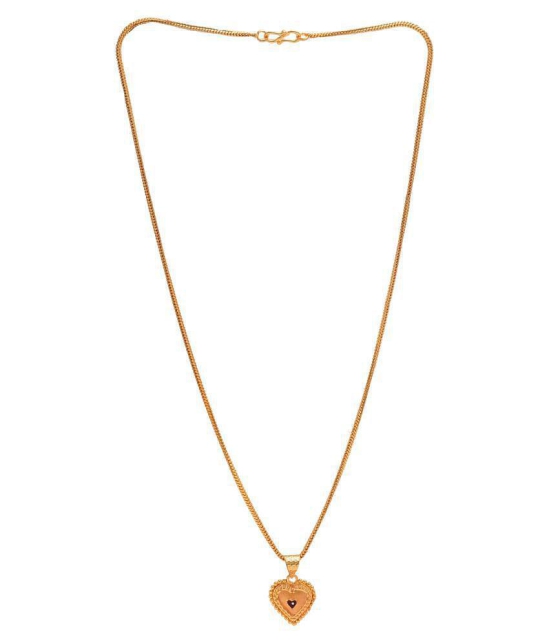 Jewar Mandi - Golden Pendant ( Pack of 1 ) - Golden