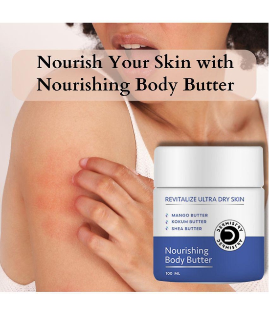 Dermistry Ultra Dry Nourishing Revitalizing Body Butter for Sensitive & Dry Skin With Mango Butter Kokum Butter & Shea Butter Instant Nourishing Dryness Control Hydration & Deep Moisturizati