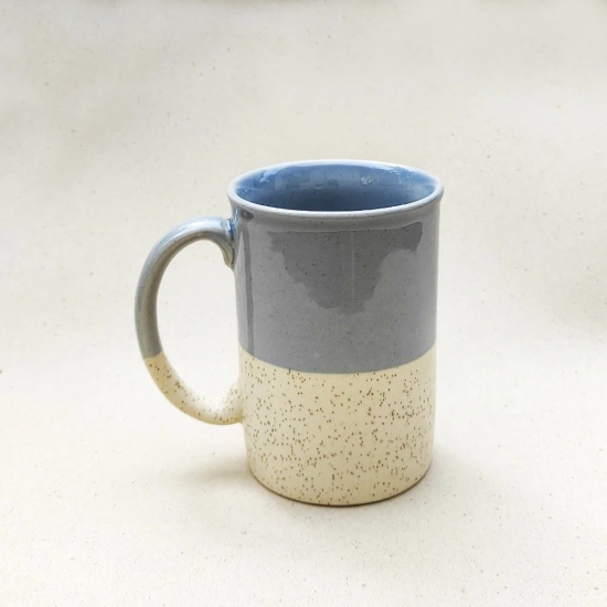 Standing Tall Mug-Speckled Black