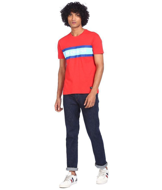 Colt - Cotton Regular Fit Red Men's T-Shirt ( Pack of 1 ) - None