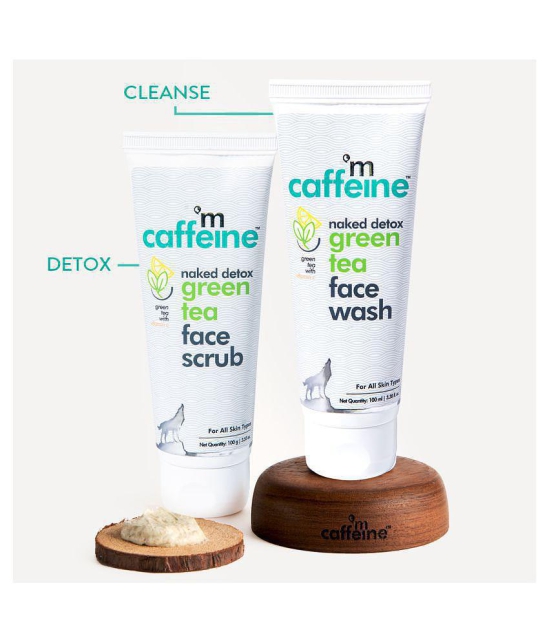 mCaffeine Quick Green Tea Detox Kit - Cleanse & Exfoliate