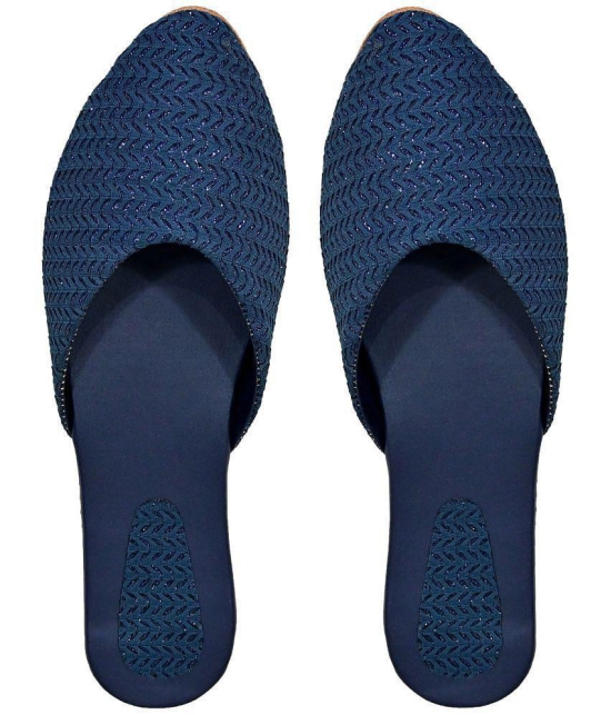 Altek - Navy Womens Mules - None